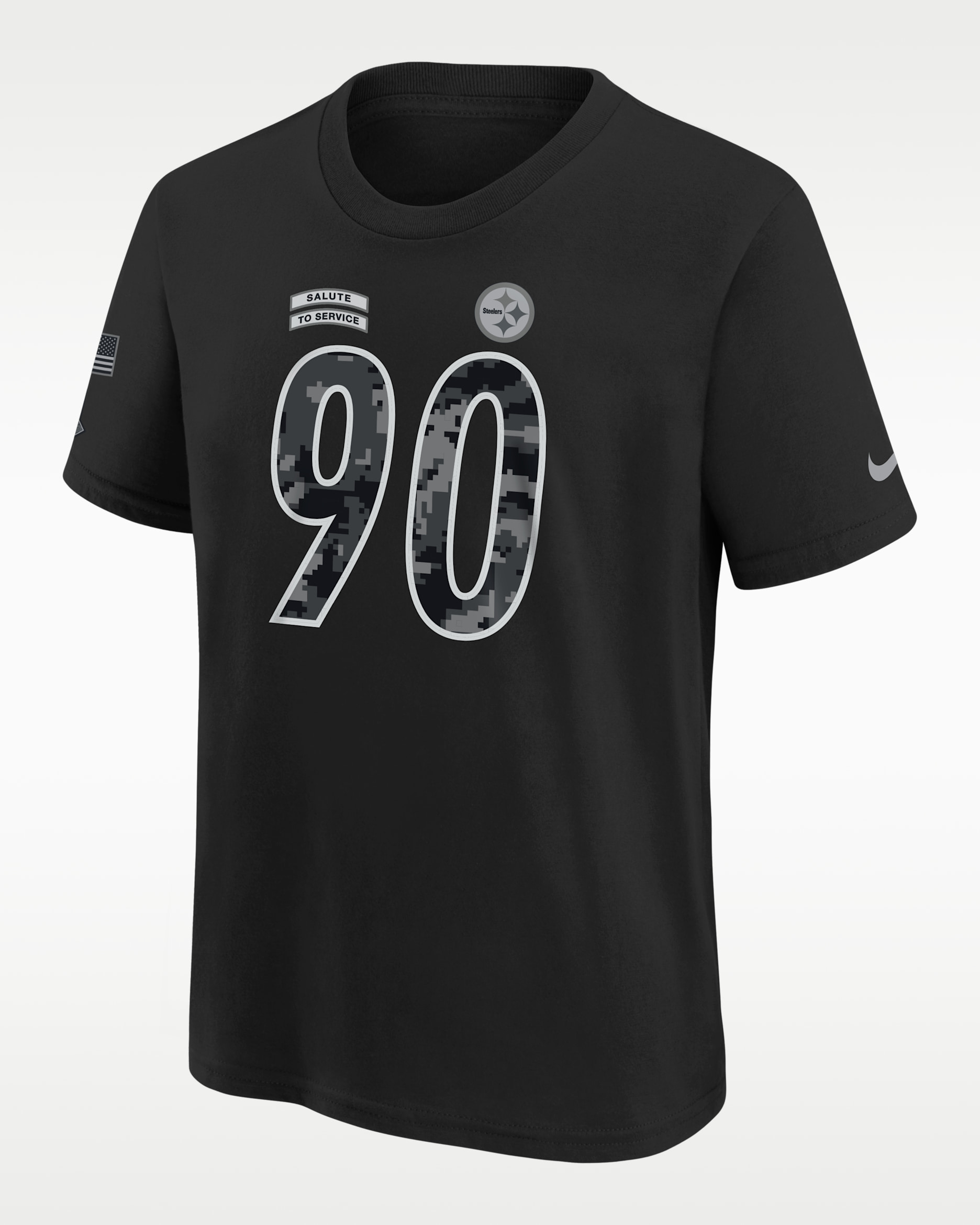 T.J. Watt Pittsburgh Steelers Salute to Service Big Kids' Nike NFL